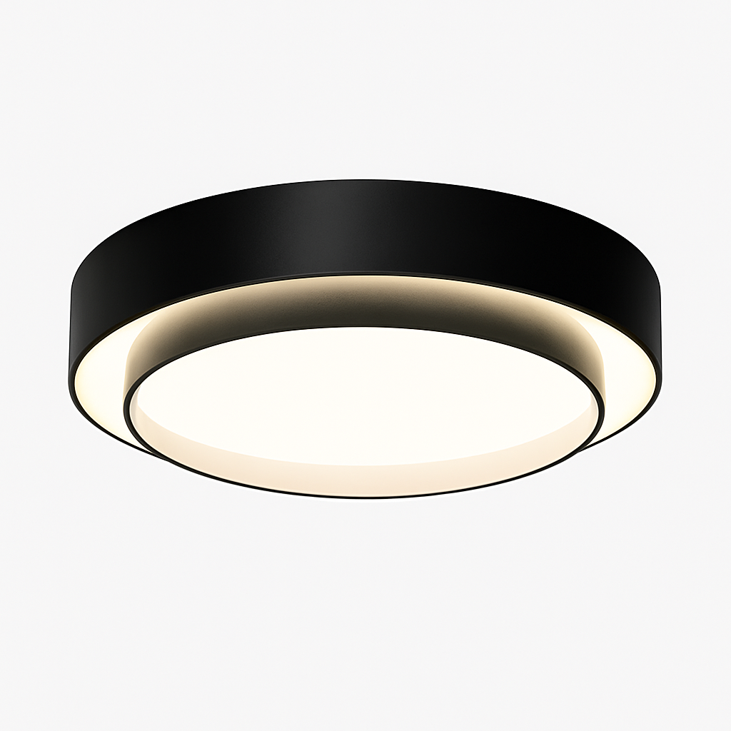 Plafonnier LED rond moderne led cercle avec télécommande pour décoration