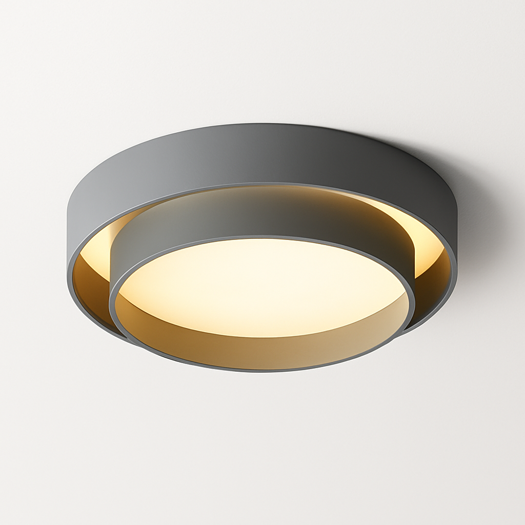 Plafonnier LED rond moderne led cercle avec télécommande pour décoration