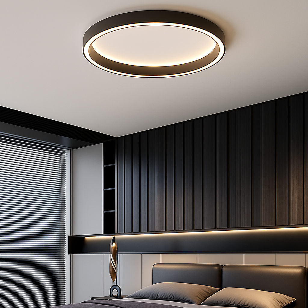plafonnier led rond moderne pour éclairage intérieur décoration maison
