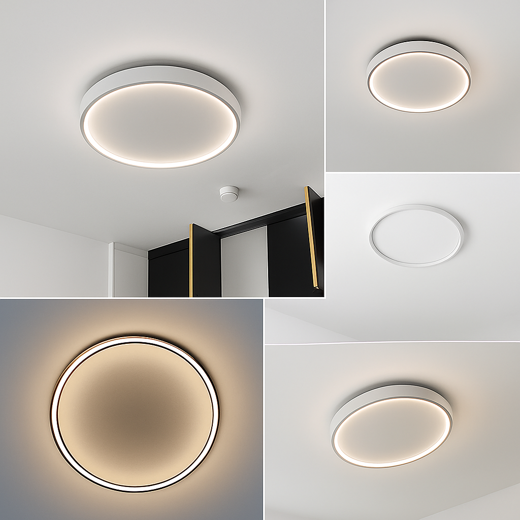 plafonnier led rond moderne pour éclairage intérieur décoration maison