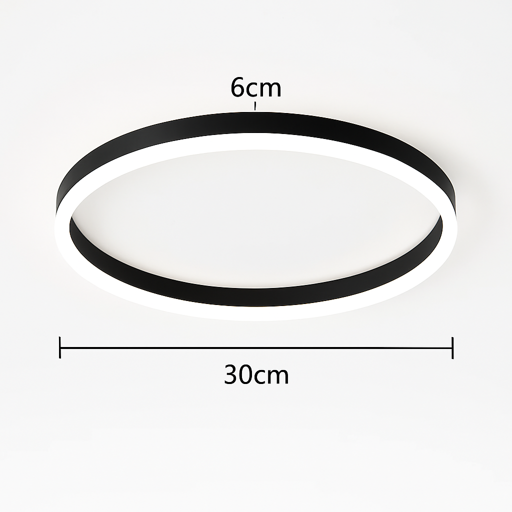 plafonnier led rond moderne pour éclairage varié