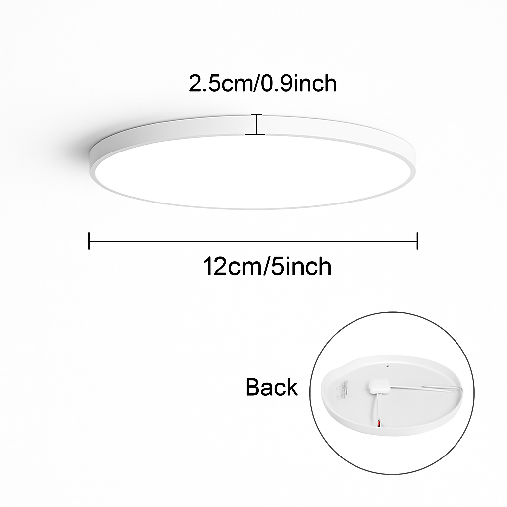 plafonnier led rond moderne pour éclairage varié