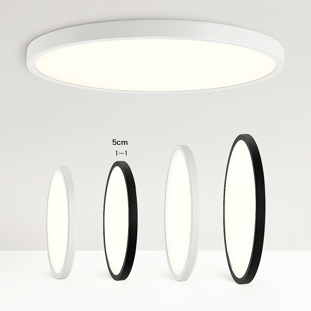plafonnier led rond moderne pour éclairage varié