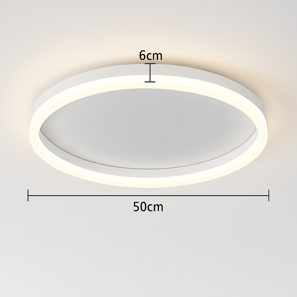 plafonnier led rond moderne pour éclairage varié