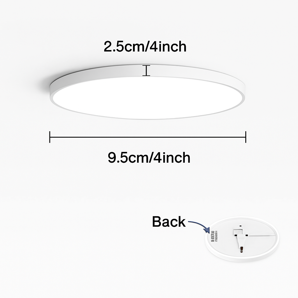 plafonnier led rond moderne pour éclairage varié