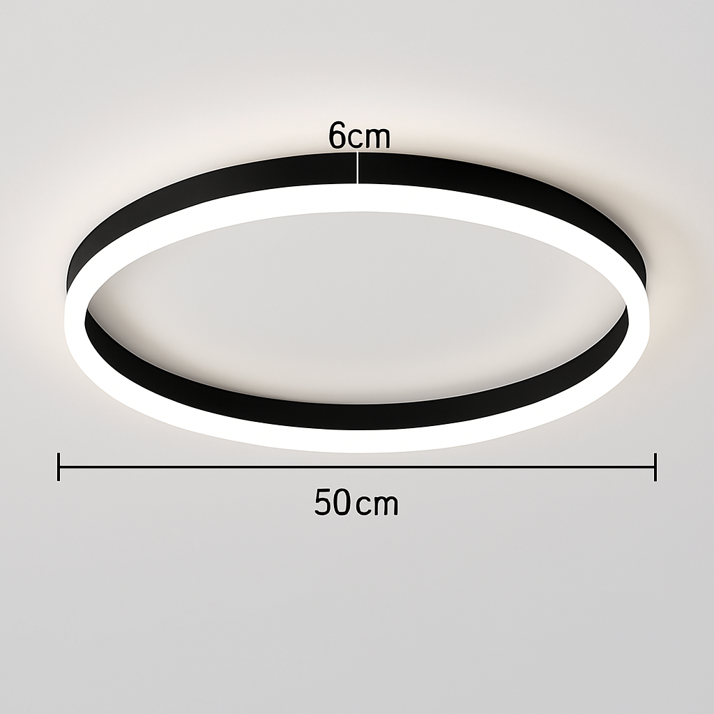 plafonnier led rond moderne pour éclairage varié