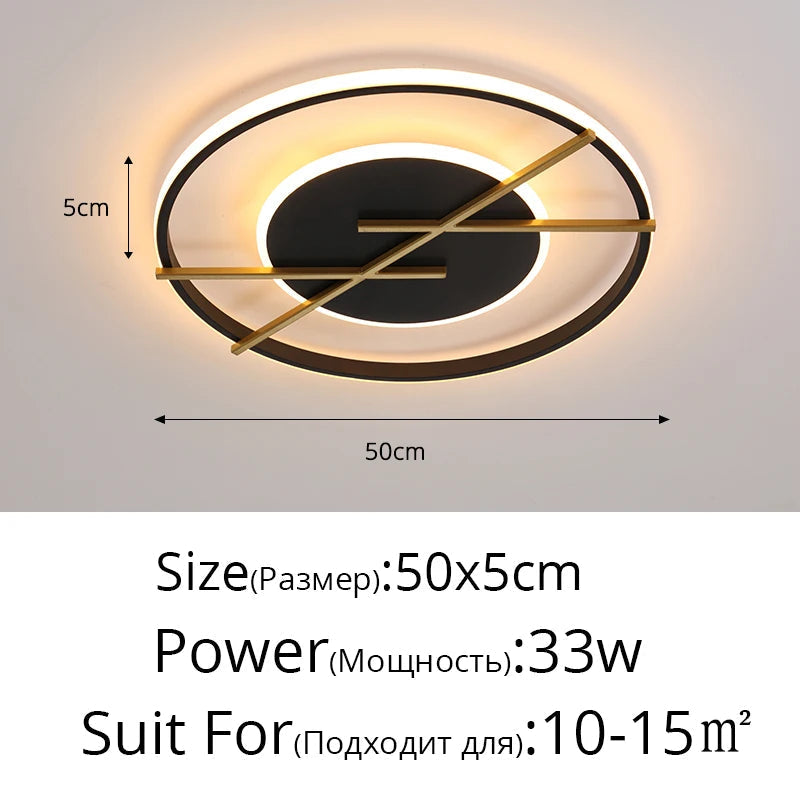 plafonnier led rond moderne pour décoration intérieure lumineuse