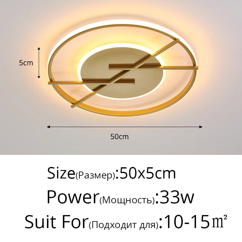 plafonnier led rond moderne pour décoration intérieure lumineuse