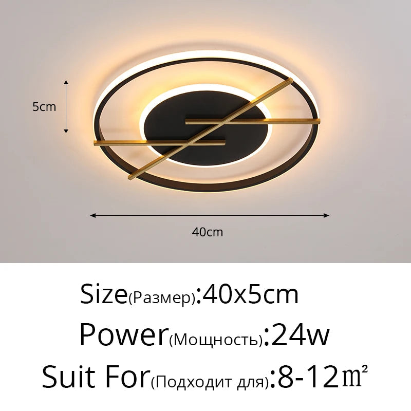 plafonnier led rond moderne pour décoration intérieure lumineuse