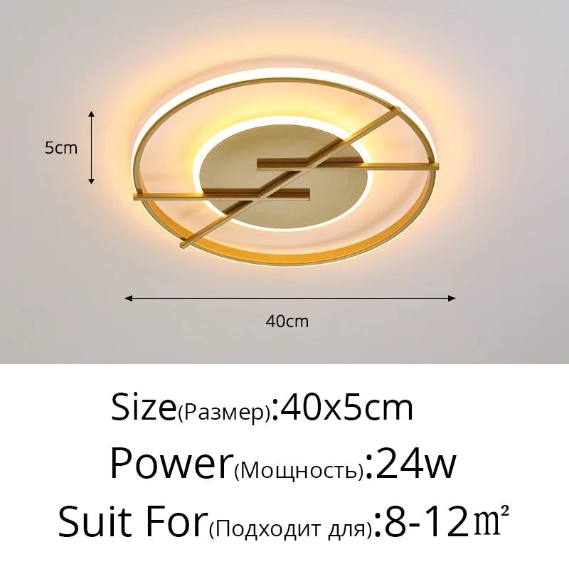 plafonnier led rond moderne pour décoration intérieure lumineuse