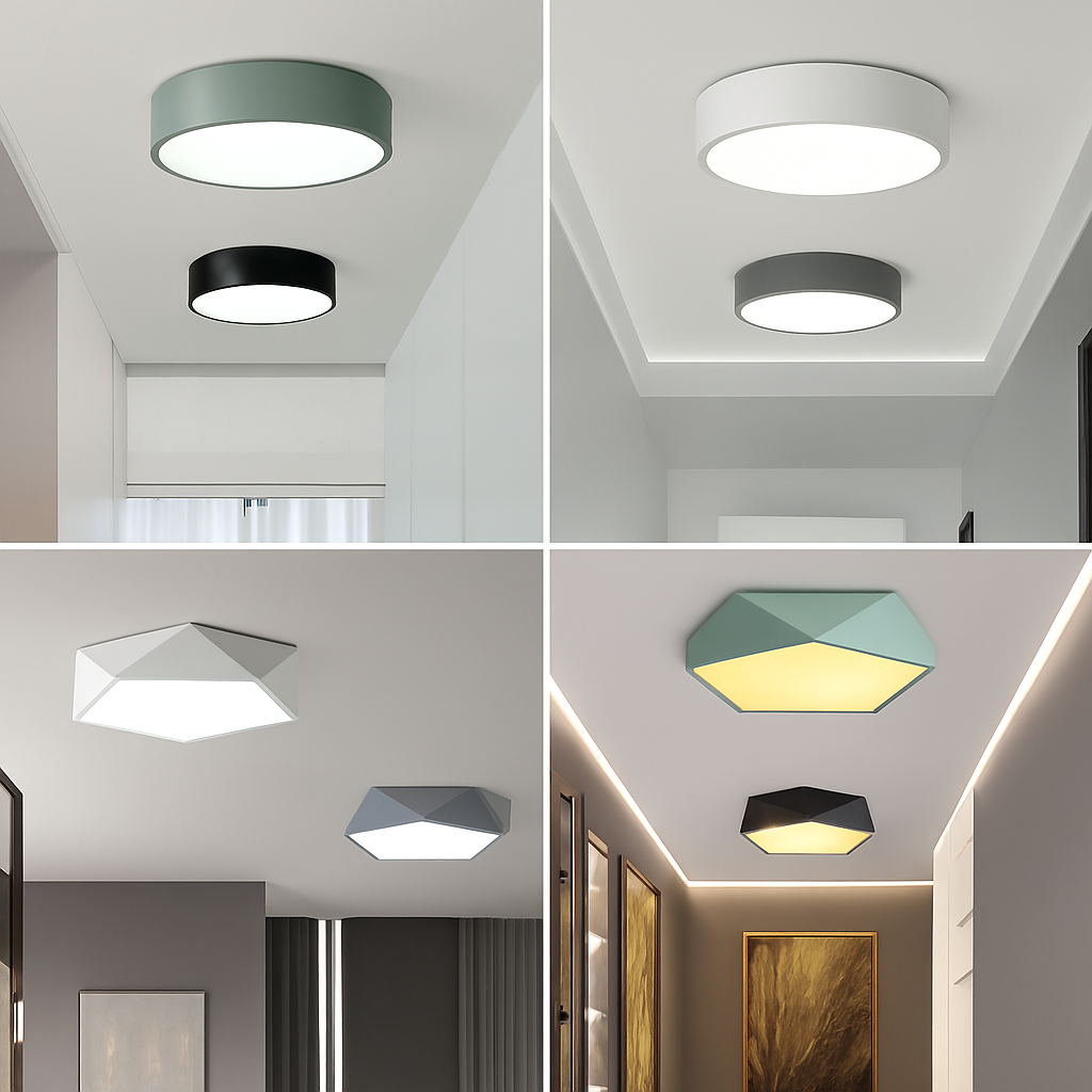 plafonnier led rond moderne pour intérieur élégant et lumineux