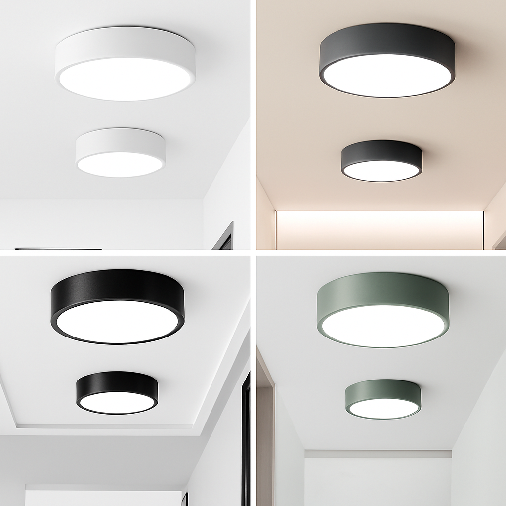 plafonnier led rond moderne pour intérieur élégant et lumineux