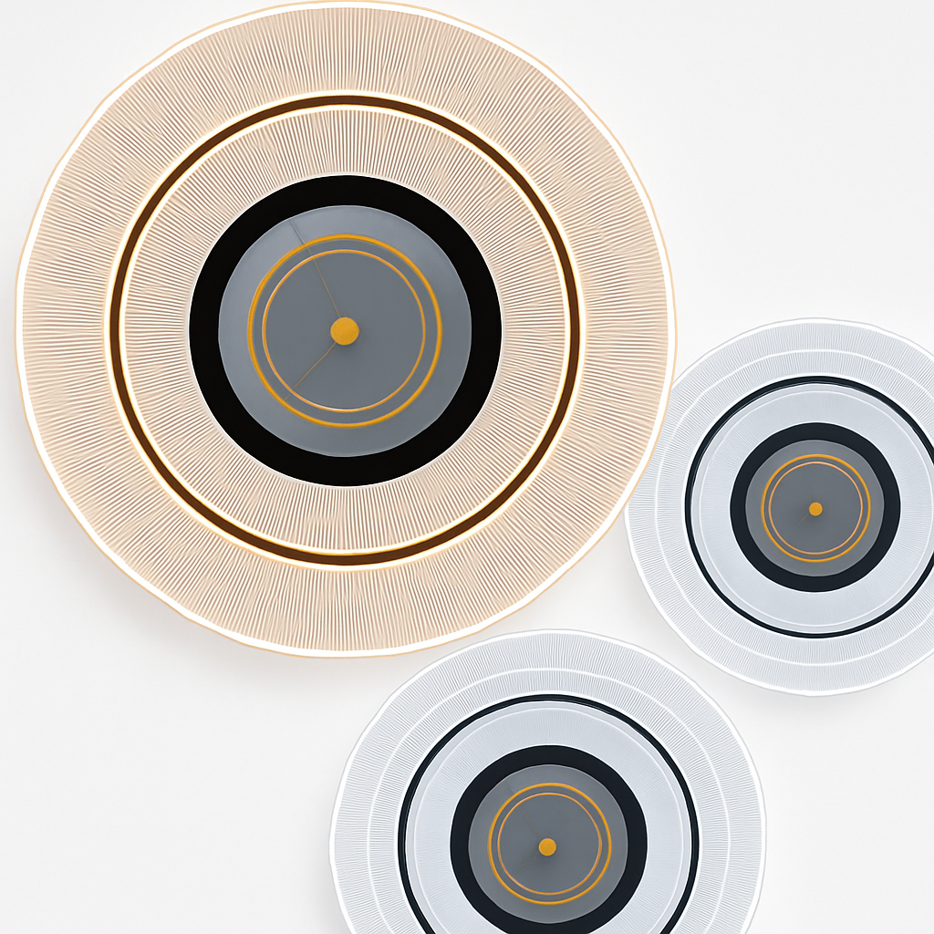plafonnier led rond moderne pour intérieur élégant et lumineux