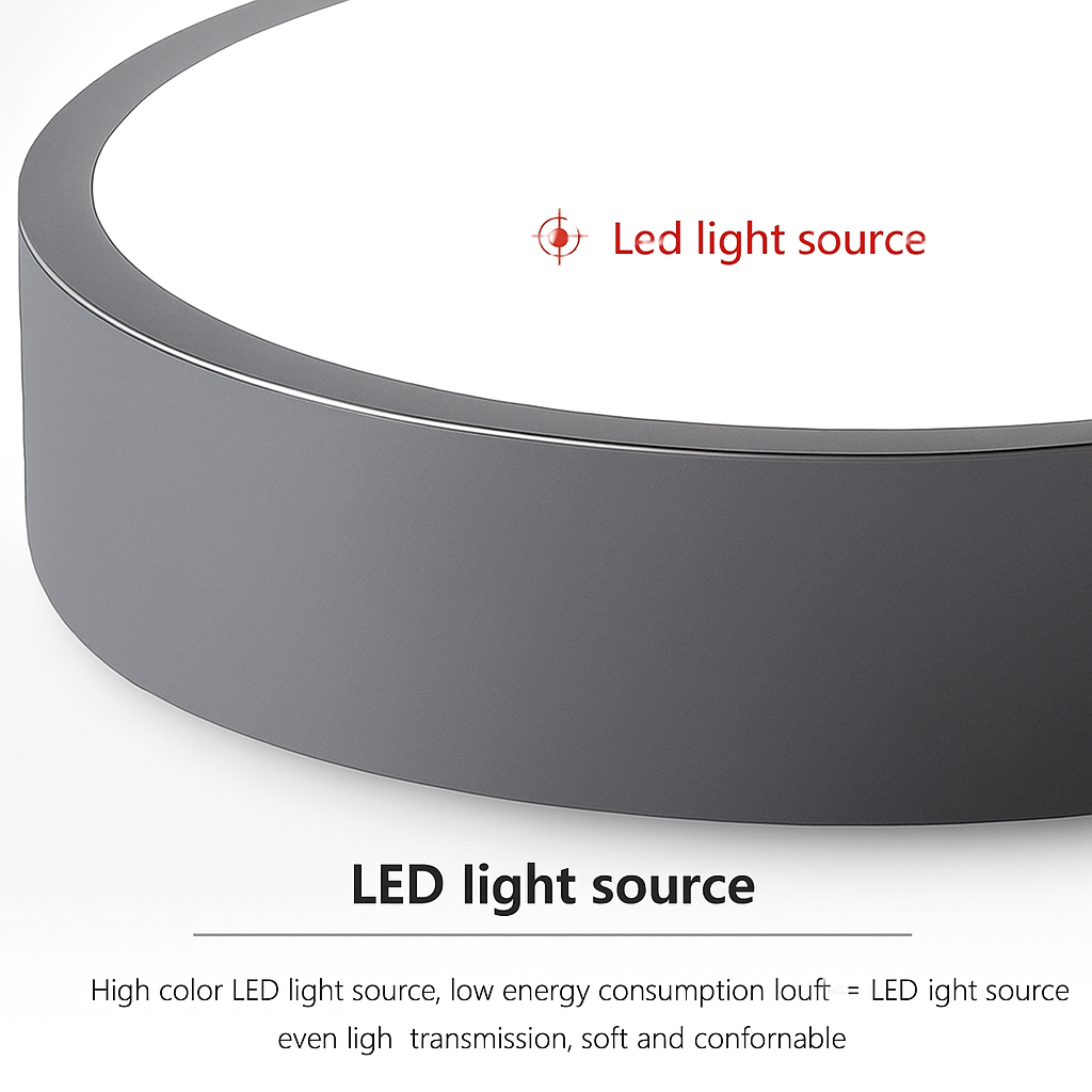 plafonnier led rond moderne pour intérieur élégant et lumineux