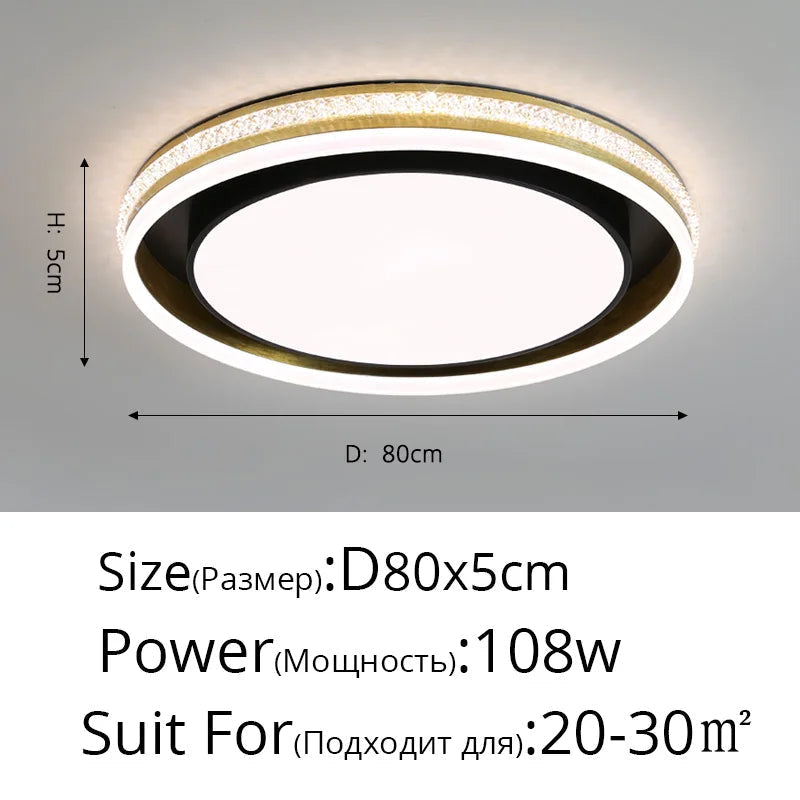 plafonnier led rond pour éclairage intérieur varié