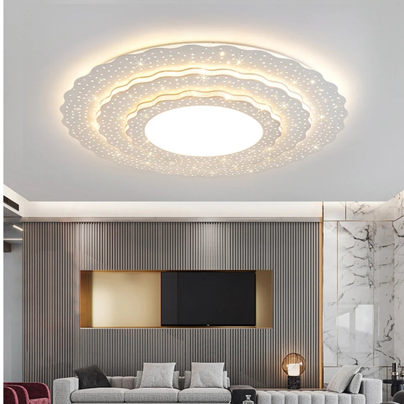 plafonnier led simple design moderne luminaire décoratif personnalisable