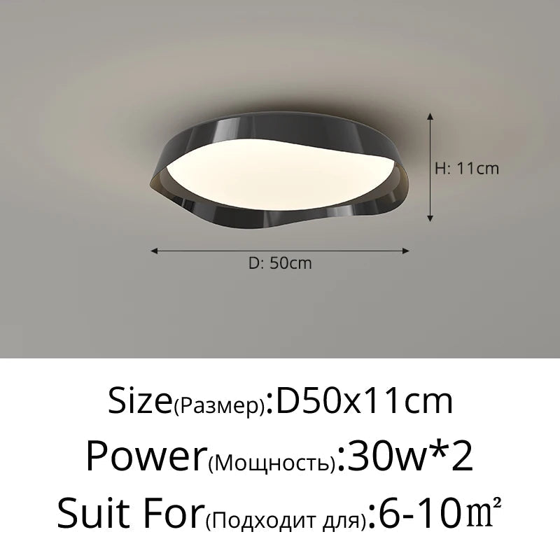 plafonnier LED style wabi-sabi rétro haut de gamme créatif