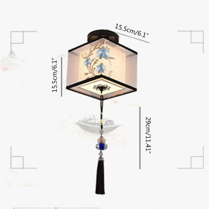 Plafonnier Led suspendu classique et Vintage chinois