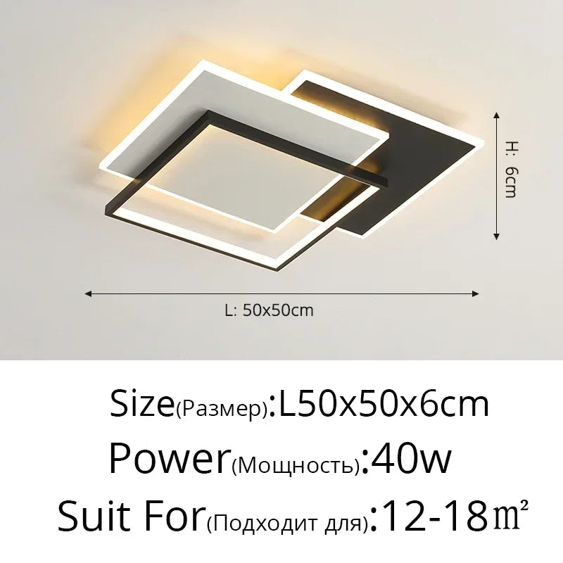 plafonnier led suspendu design moderne luminaire décoratif d'intérieur