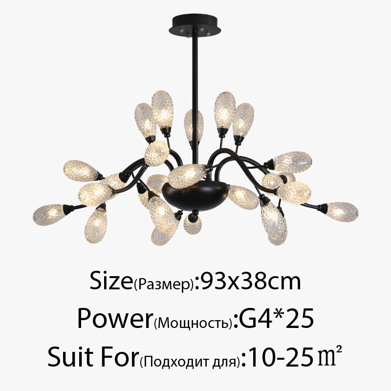 plafonnier led suspendu design moderne luminaire décoratif d'intérieur