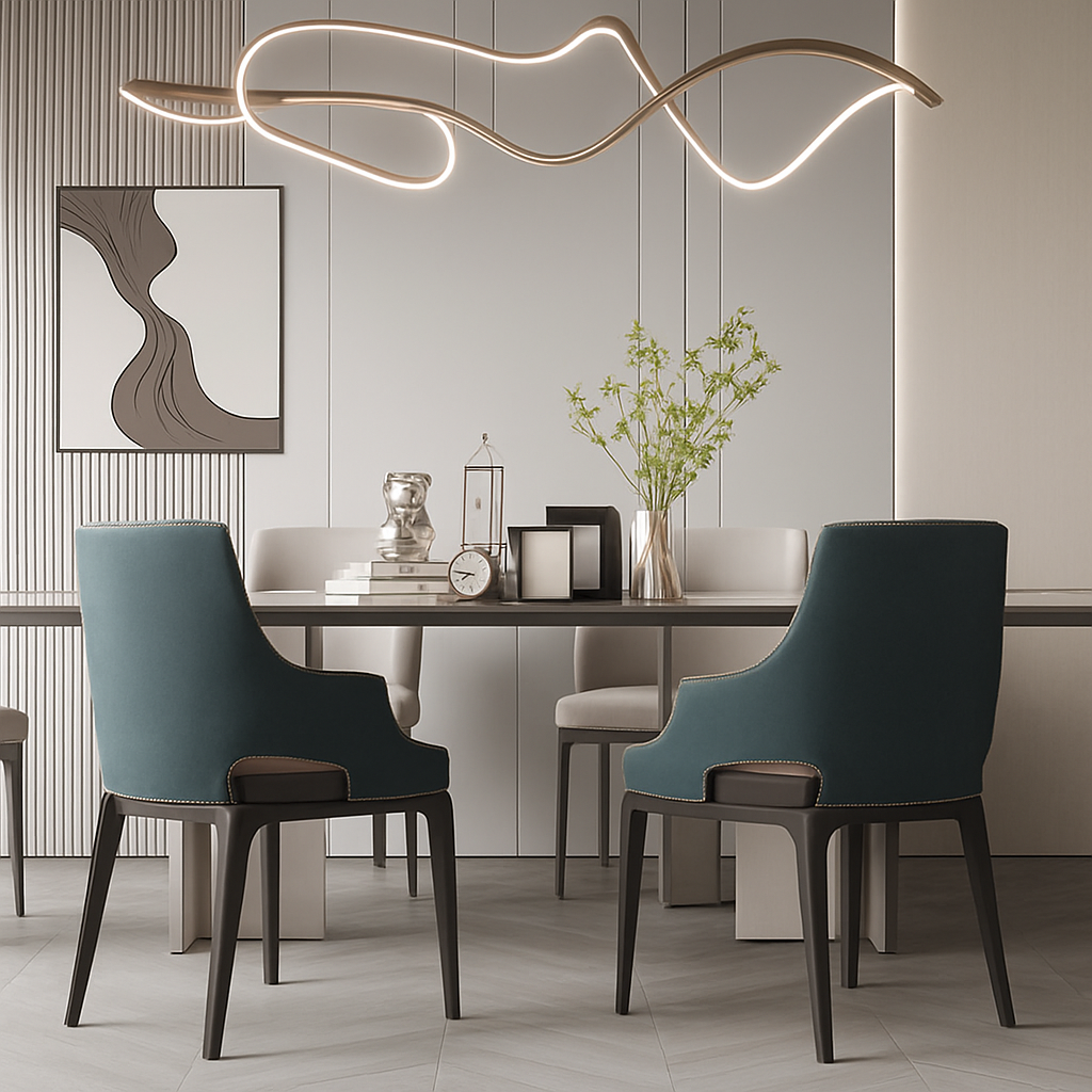 plafonnier led suspendu design moderne pour hôtel ou restaurant