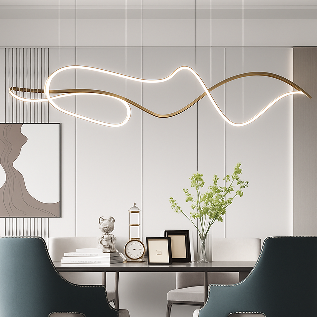 plafonnier led suspendu design moderne pour hôtel ou restaurant
