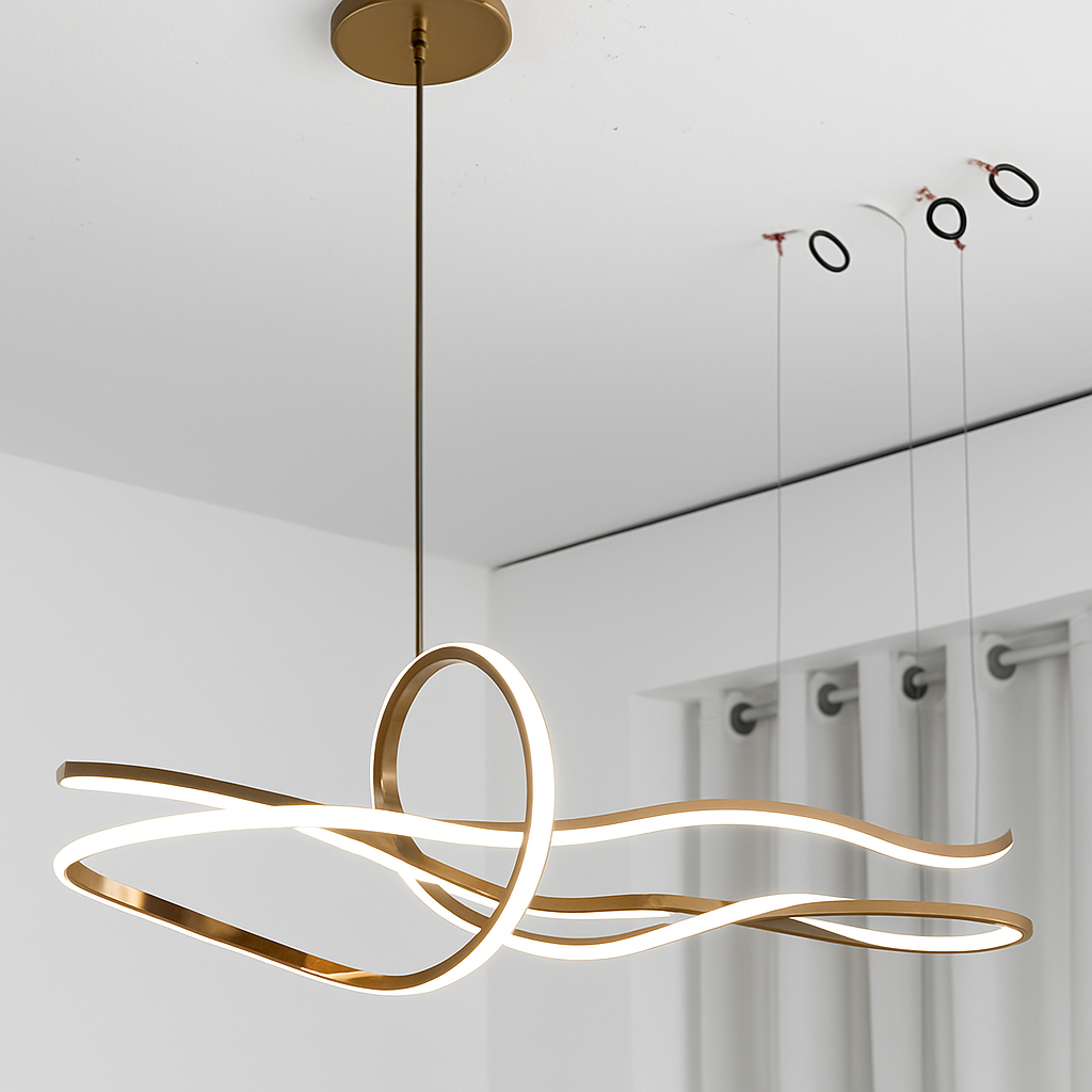 plafonnier led suspendu design moderne pour hôtel ou restaurant