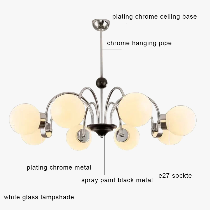 plafonnier led suspendu design nordique moderne élégant pour intérieur