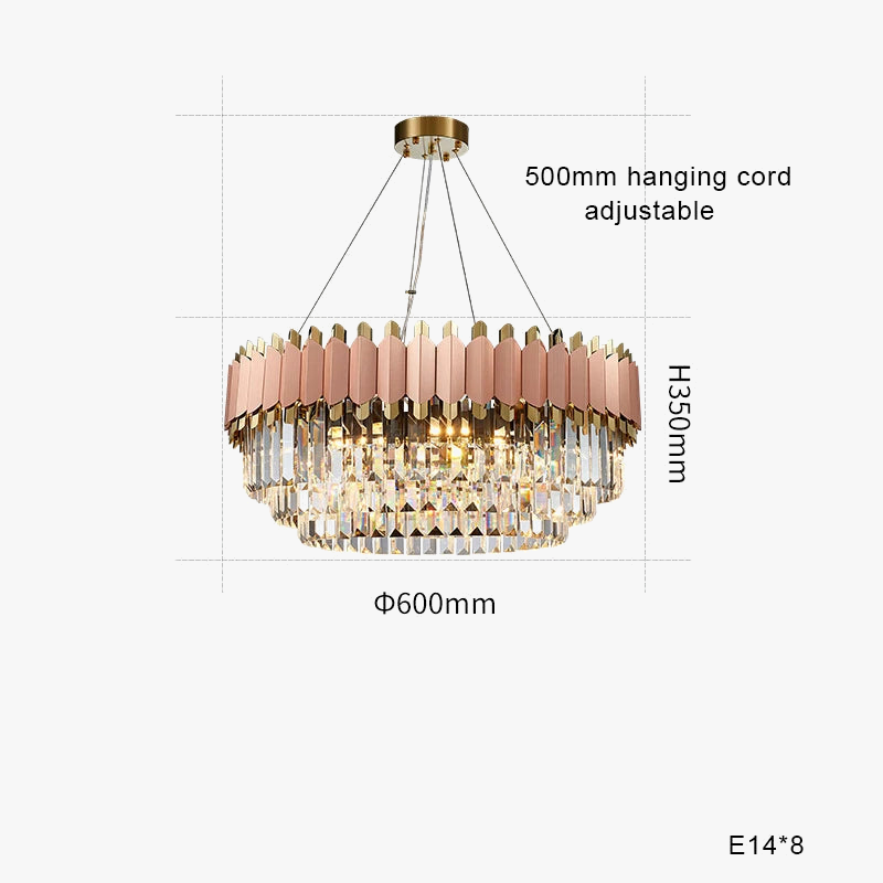plafonnier led suspendu en cristal design moderne idéal pour table à manger