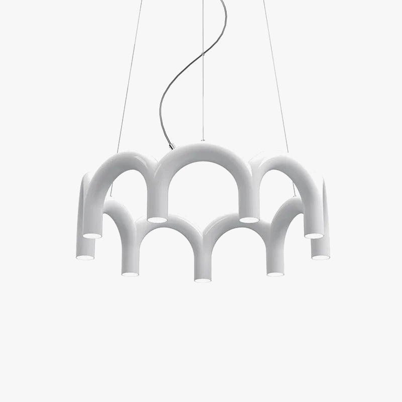 plafonnier led suspendu en métal style moderne avec cordon réglable