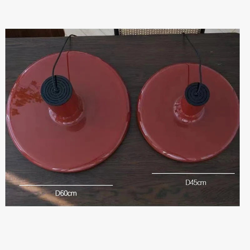 plafonnier led suspendu ovni style nordique retro décoratif intérieur