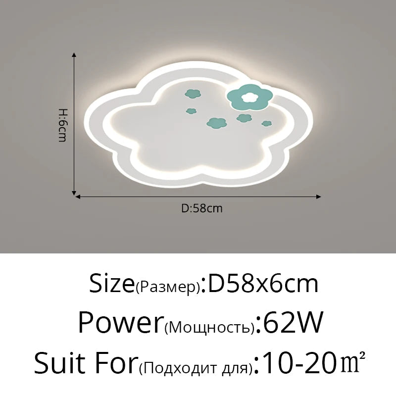 plafonnier led suspendu planète intelligente design minimaliste protection yeux enfant