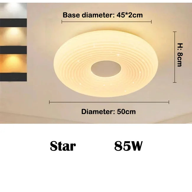 plafonnier led étoile doux pour enfants protection des yeux