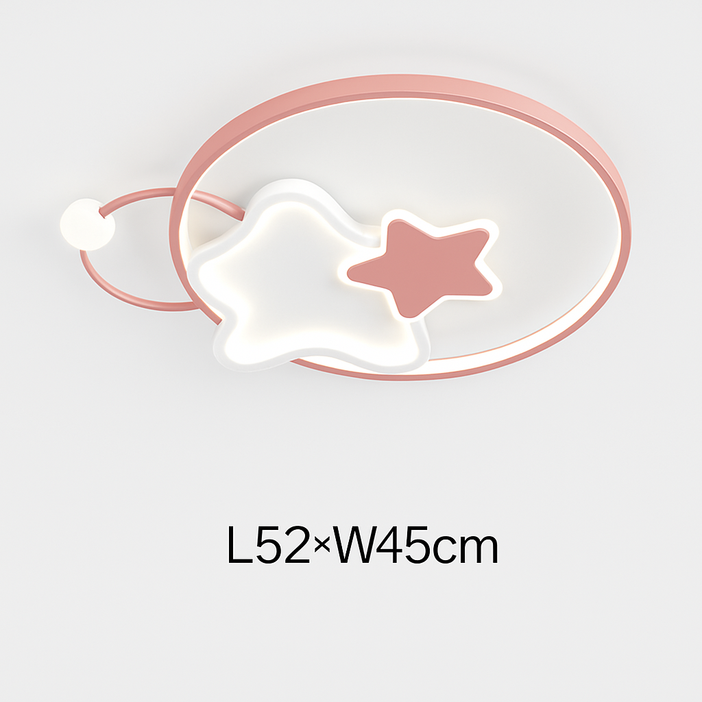 plafonnier led étoile lumineux décoratif chambre enfant dessin animé