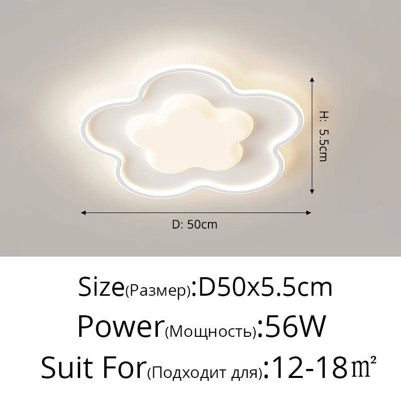 plafonnier led étoile moderne pour décoration intérieure élégante