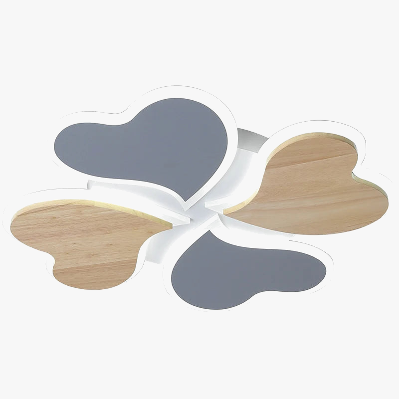 plafonnier led trèfle à quatre feuilles éclairage intérieur monté