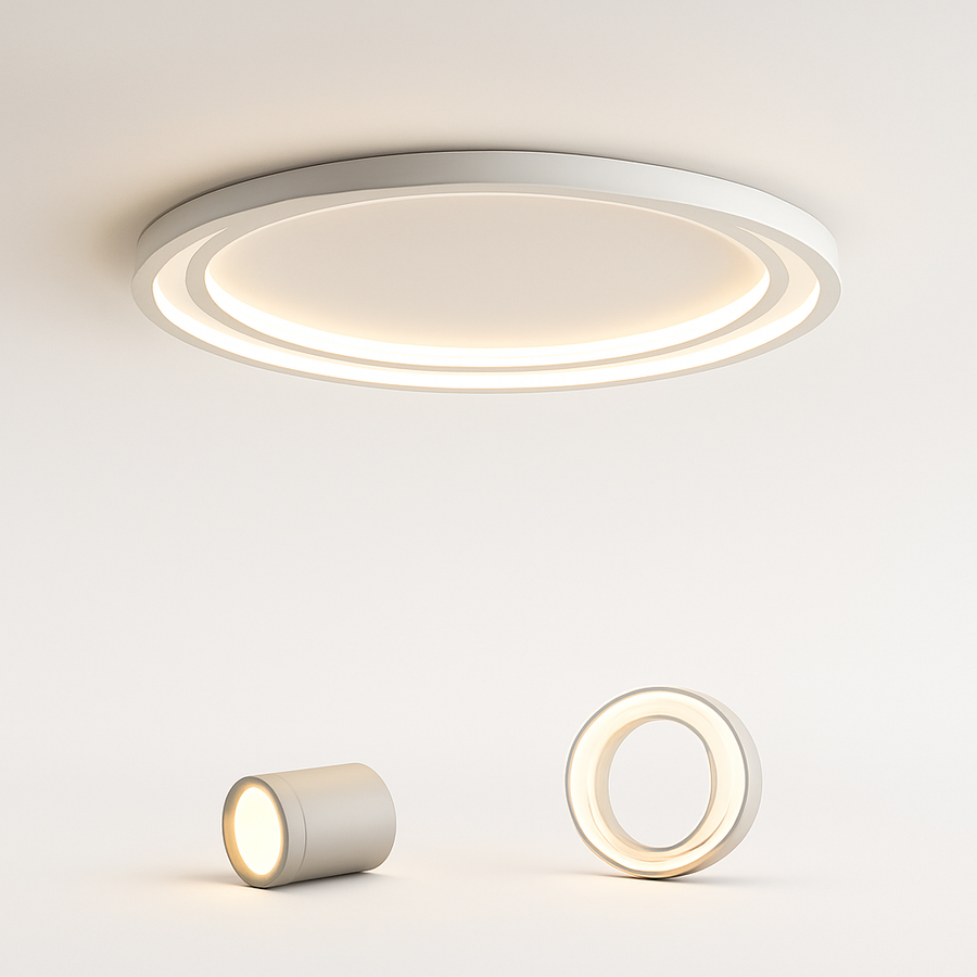 plafonnier led ultra fin design moderne nouvelle collection