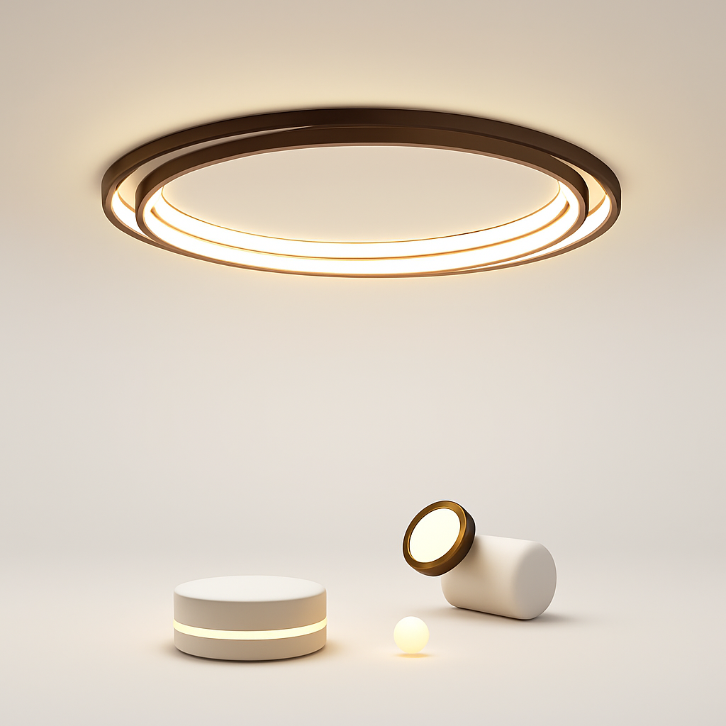 plafonnier led ultra fin design moderne nouvelle collection