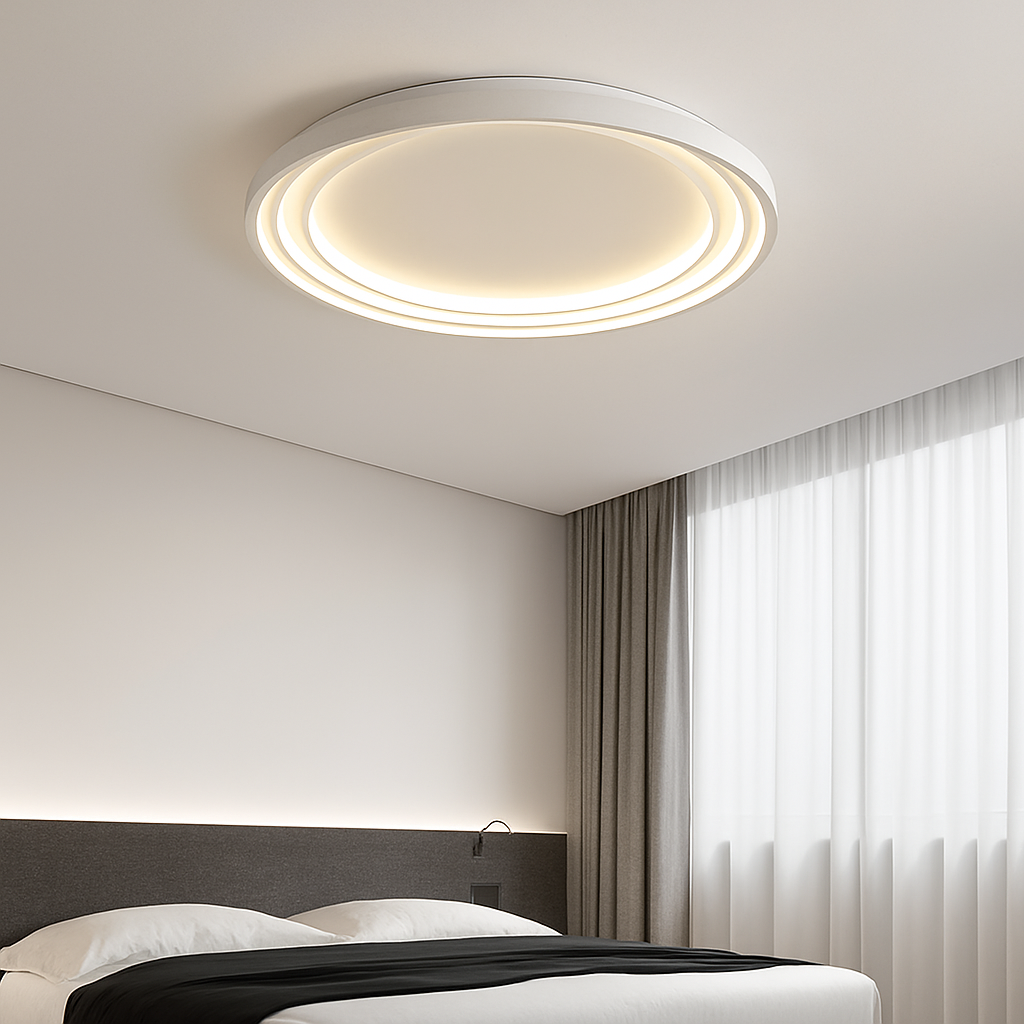 plafonnier led ultra fin design moderne nouvelle collection