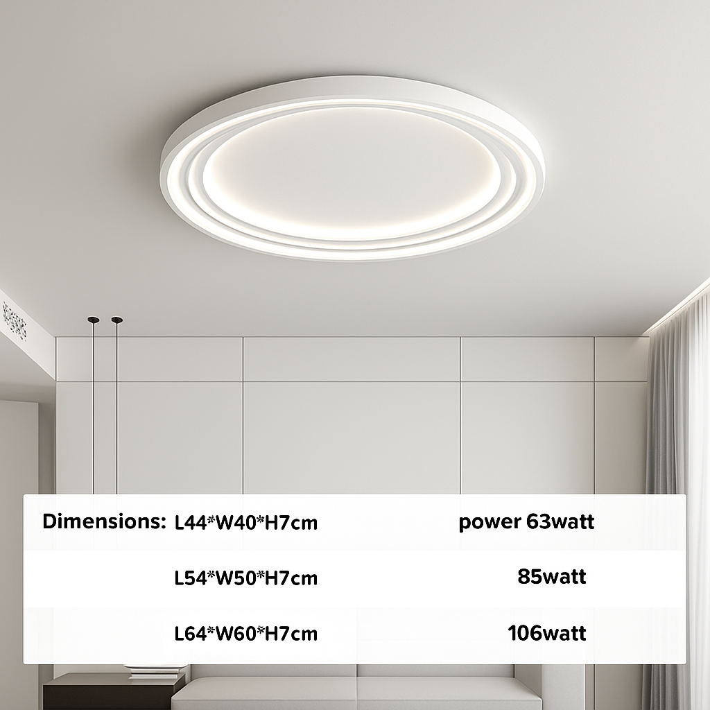 plafonnier led ultra fin design moderne nouvelle collection