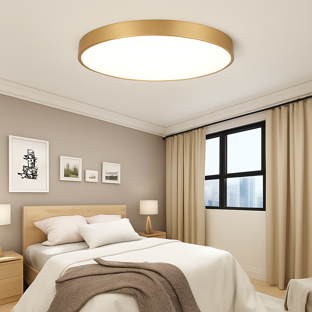 plafonnier led ultra fin design pour un éclairage moderne