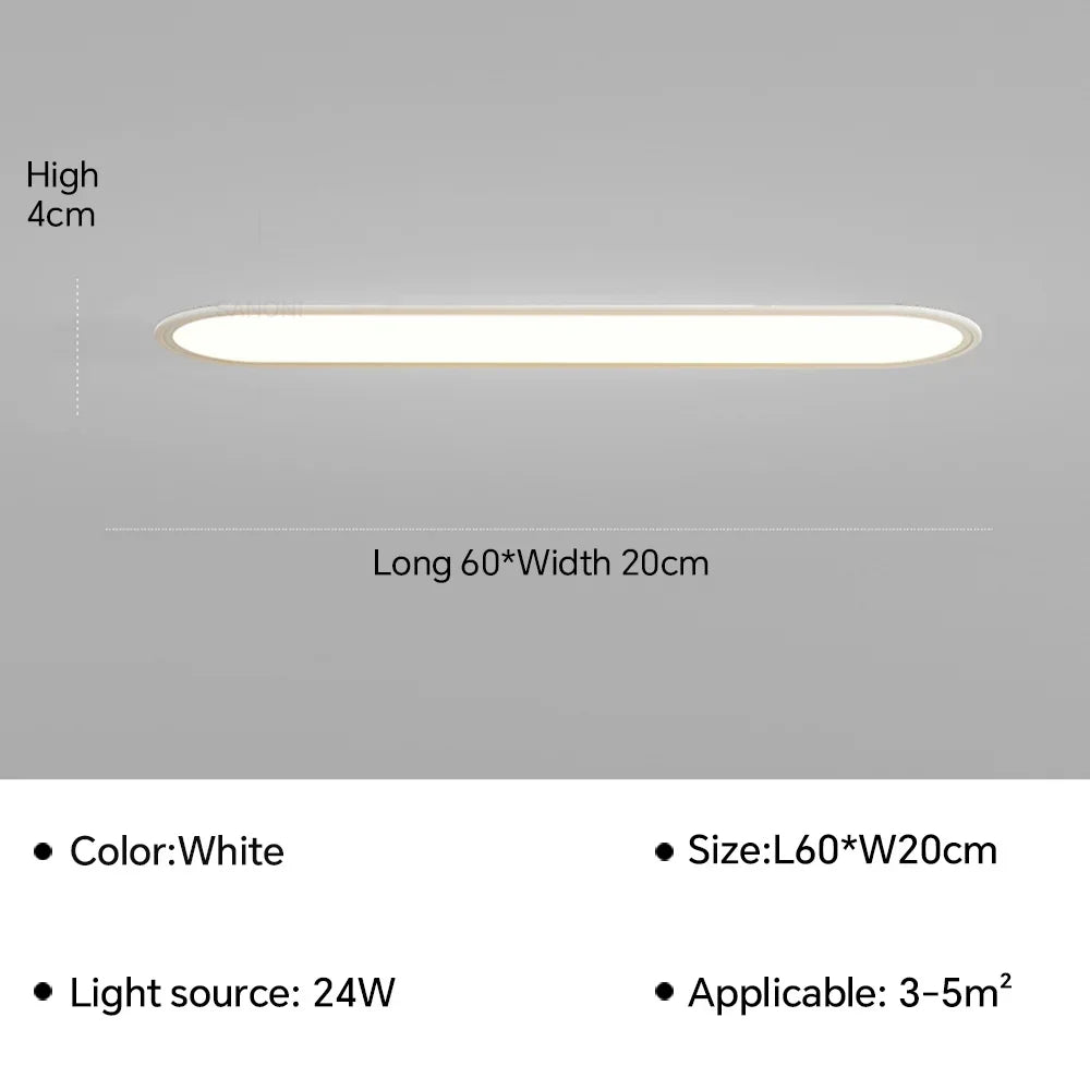 plafonnier led ultra fin moderne pour intérieur élégant et contemporain