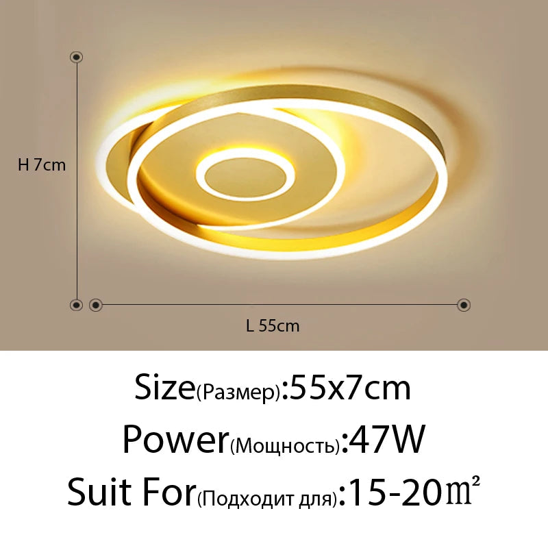 plafonnier led ultra fin pour décoration intérieure élégante