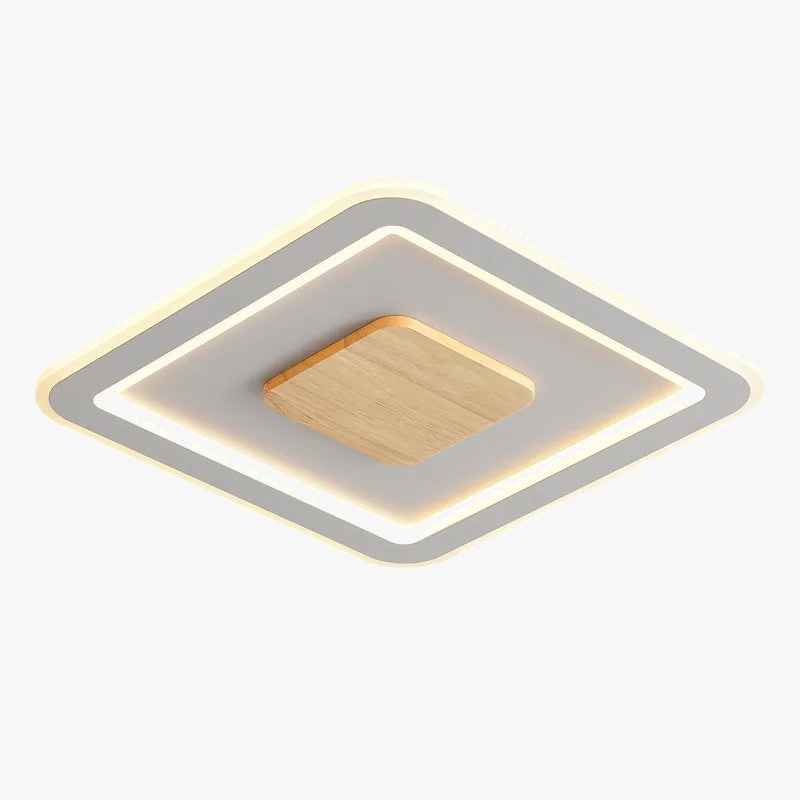 plafonnier led ultra-mince bois massif style nordique moderne 2022