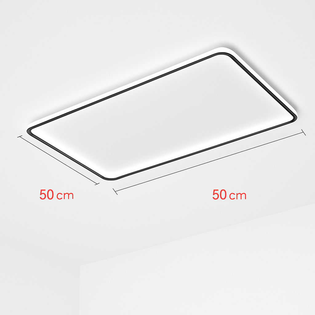 plafonnier led ultra-mince design moderne intensité réglable luminaire décoratif