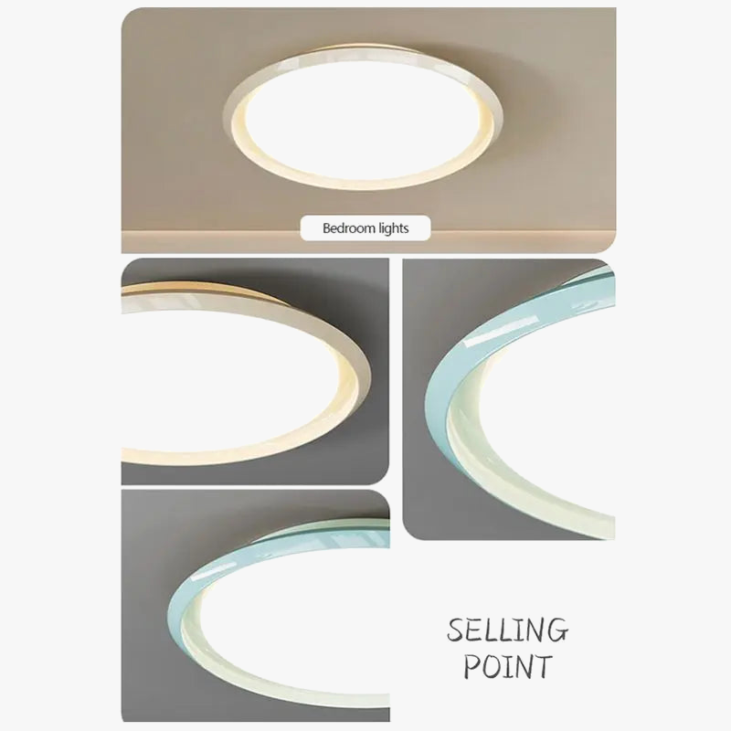 plafonnier led ultra mince design moderne pour décoration intérieure