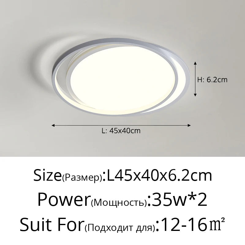 plafonnier led ultra mince design moderne pour intérieur
