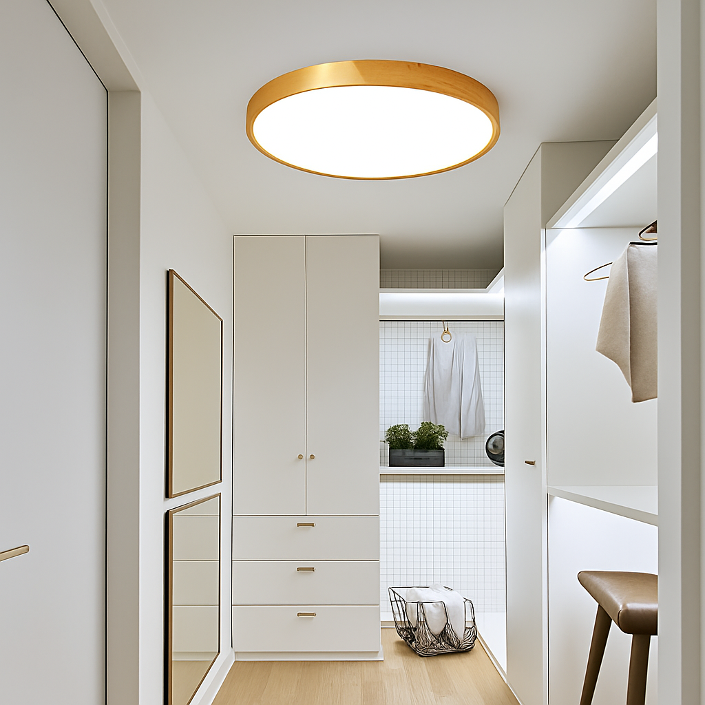 plafonnier led ultra-mince moderne avec télécommande pour décoration maison