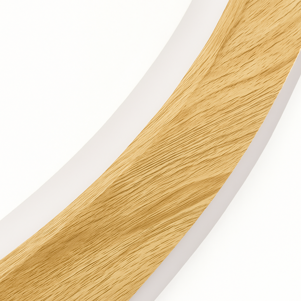 plafonnier led ultra-mince moderne grain de bois décoratif