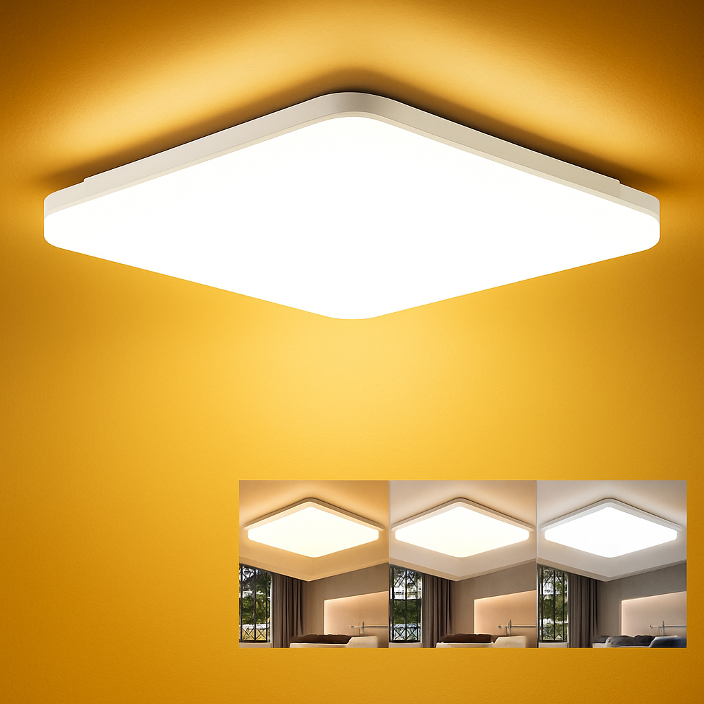 plafonnier led ultra mince rond carré pour lumières